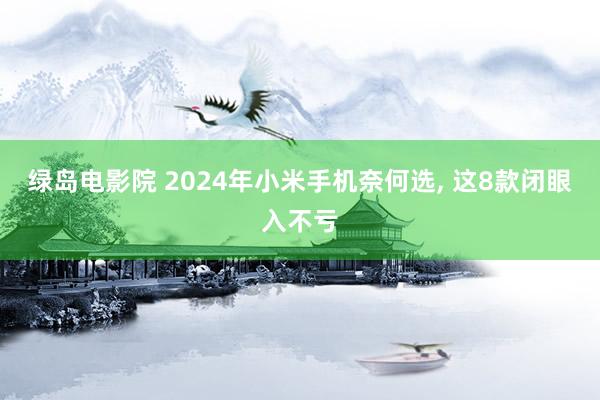 绿岛电影院 2024年小米手机奈何选， 这8款闭眼入不亏