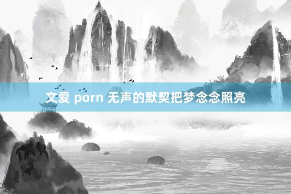 文爱 porn 无声的默契　把梦念念照亮